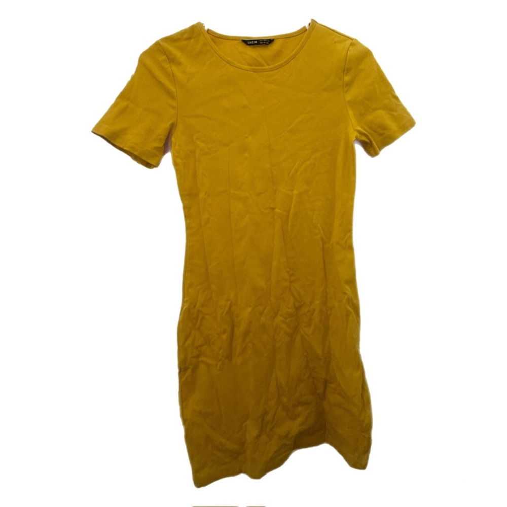 SHEIN Mustard Yellow Dress